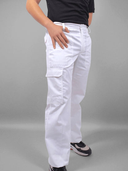 Pantalón Andina Blanco media pretina elasticada UNISEX