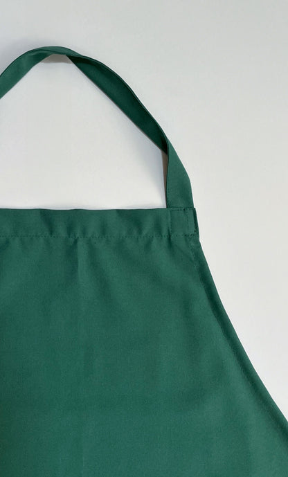 Pechera Carpintero Verde con bolsillo en flores