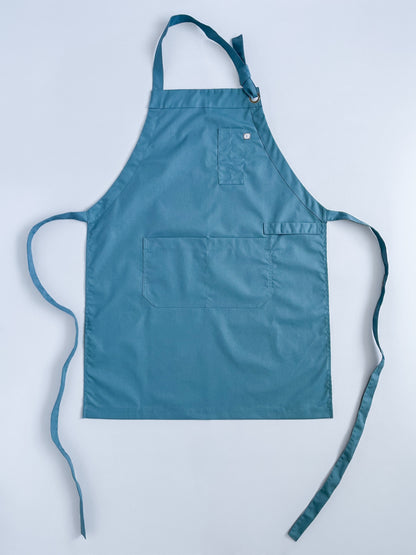 pechera CAM en tela Oxford color petróleo