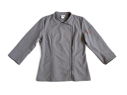 Chaqueta Milcao mujer gris con cierre