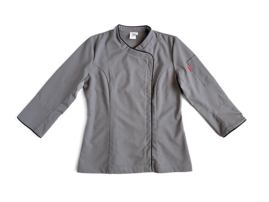 Chaqueta Milcao mujer gris con cierre