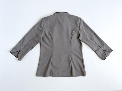 Chaqueta Milcao mujer gris con cierre
