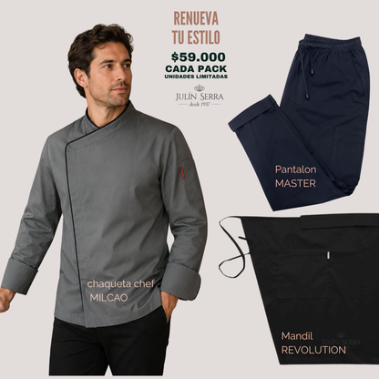 Pack Chef Hombre – estilo urbano