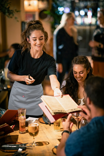 Mandil Corto ecogris – Colección Gran Reserva SS25/26