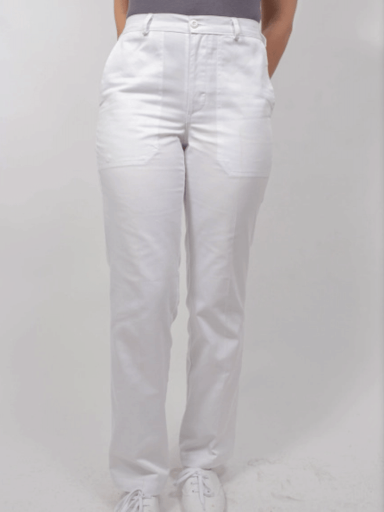 Pantalon Andina Blanco media pretina elasticada UNISEX