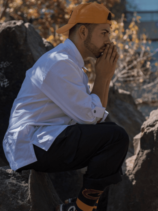 Pantalon Andina gabardina Negro, media pretina elasticada