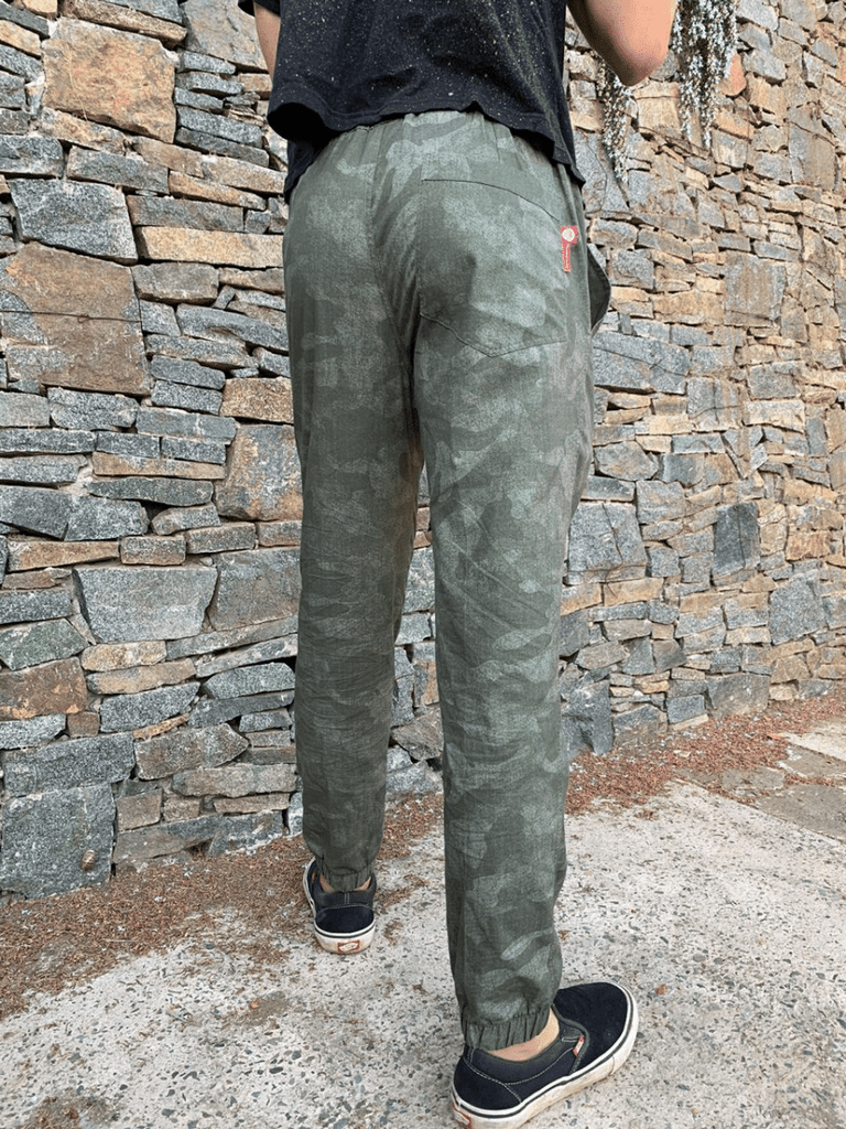 Pantalón Jogger algodón delgado safari