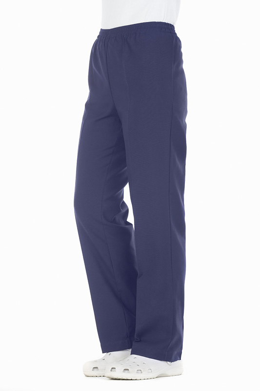 Pantalón Mujer azul cintura elasticada