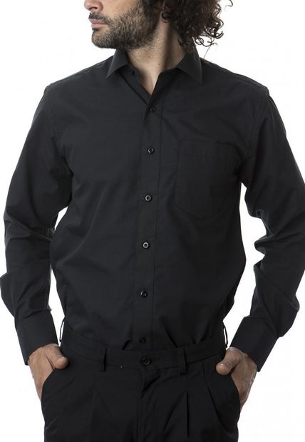 Camisa adulto polycron negra