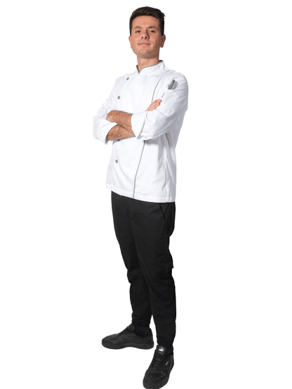 Pantalón Jogger en poplin negro