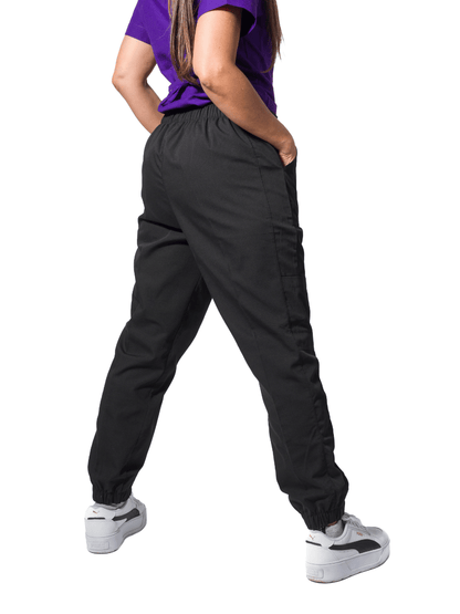 Pantalón Fit Jogger Mujer a la  cintura en poplin de alto trafico
