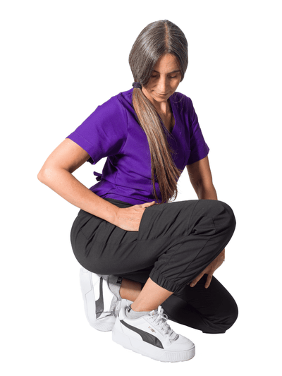 Pantalón Fit Jogger Mujer a la  cintura en poplin de alto trafico